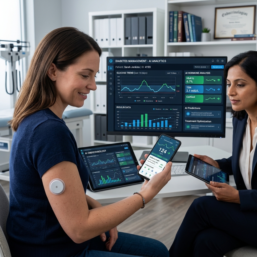 AI in Endocrinology: Managing Diabetes and Hormonal Disorders with AI